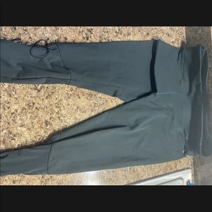 Fabletics Demi Levato Womens size large Gray Athletic Yoga Ankle Leggings